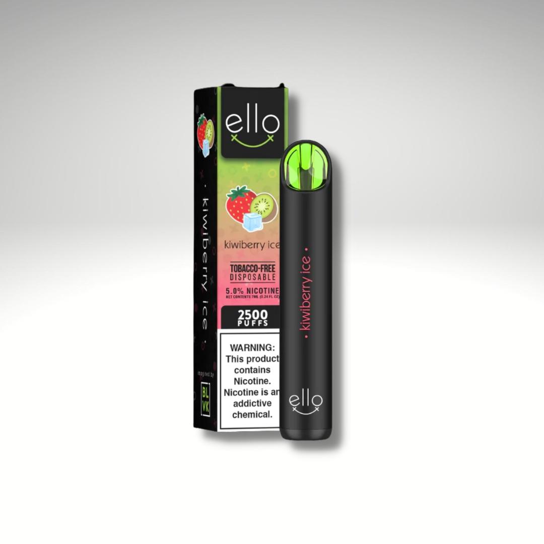 BLVK Ello Disposable Vape - Kiwi Berry Ice