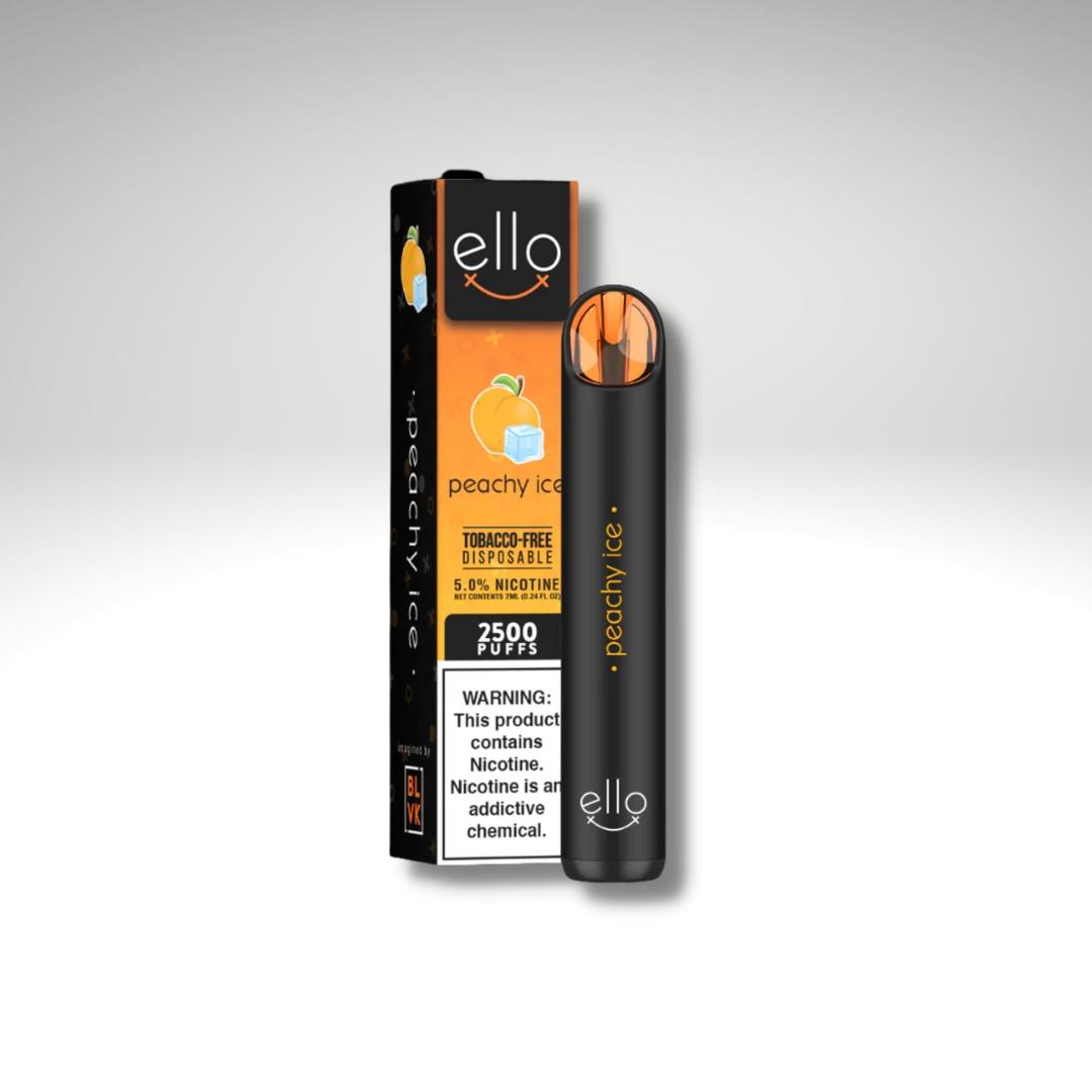 BLVK Ello Disposable Vape - Peachy Ice
