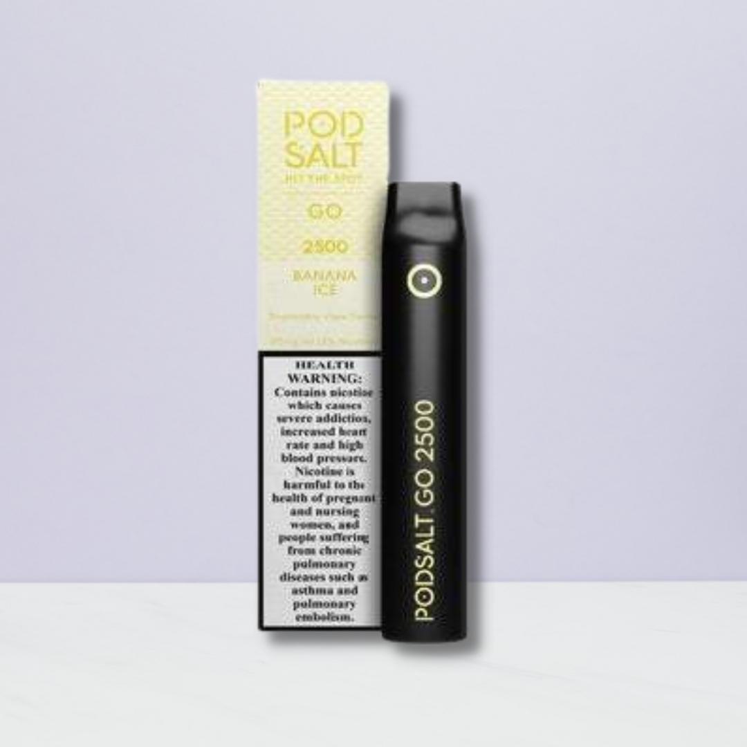 Pod Salt 2500 Puffs Disposable Banana Ice