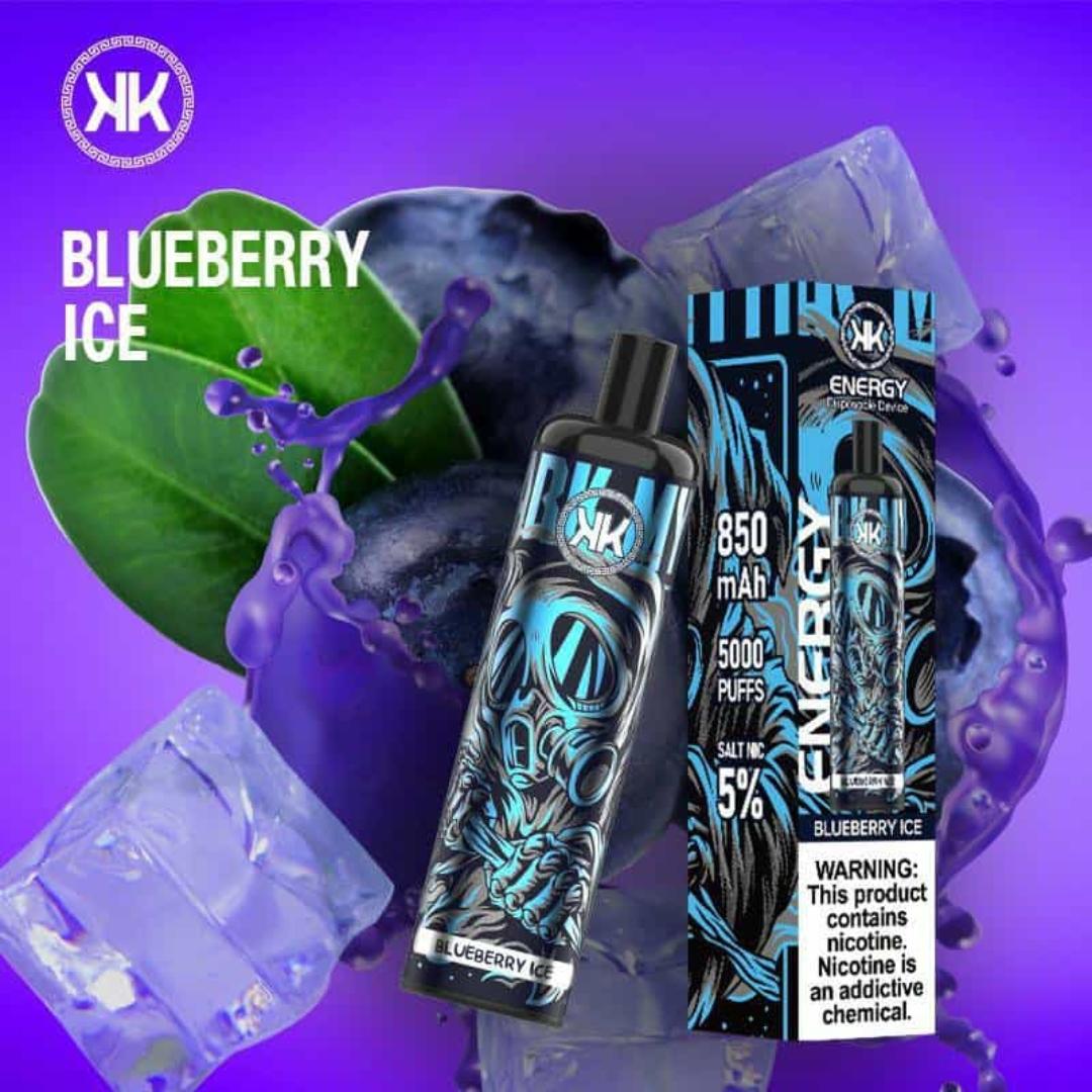 Energy disposable 5000 puffs - Blueberry Ice