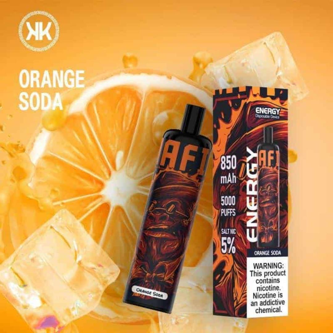 Energy disposable 5000 puffs - Orange Soda