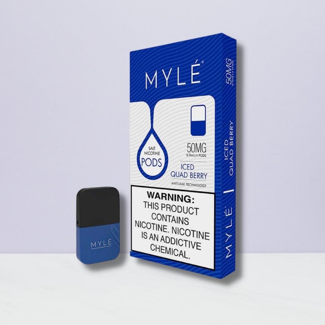 Myle V4 Pod Vape Iced Quad Berry