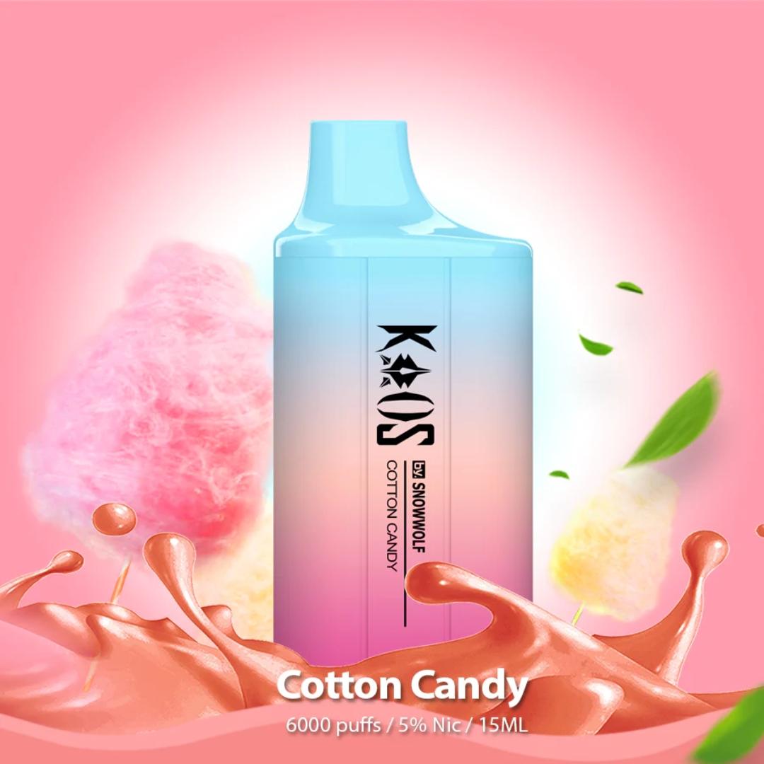 Snowwolf Kaos 6000 puffs - Cotton Candy