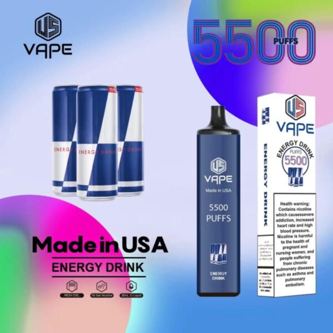 US vape disposable 5500 Energy Drink