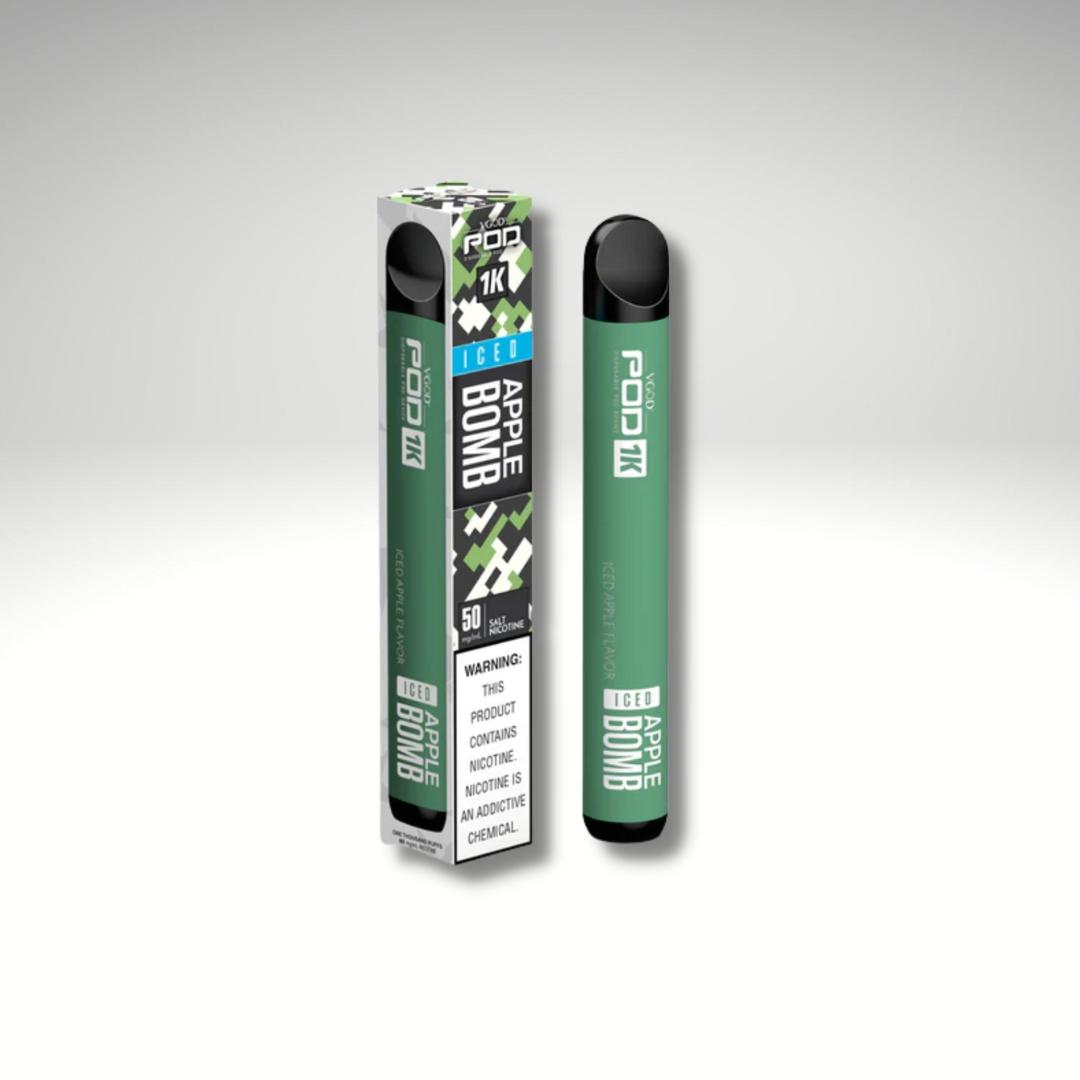 VGOD pod 1000 puffs - Iced Apple Bomb