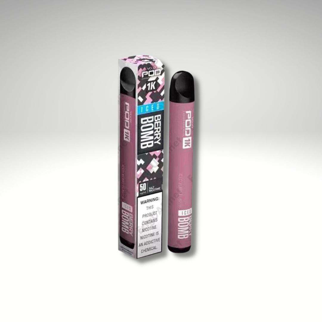 VGOD pod 1000 puffs - Iced Berry Bomb