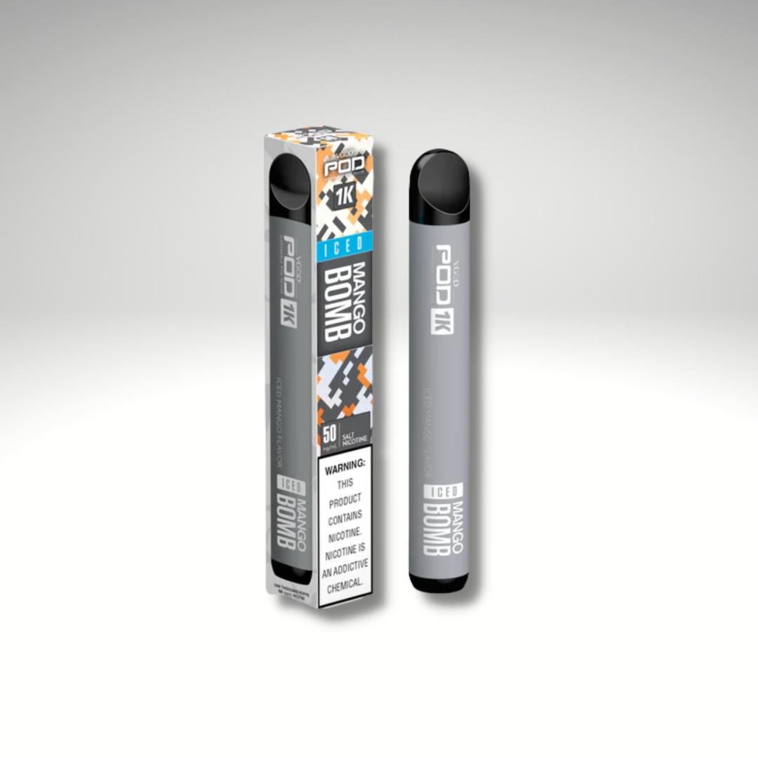 VGOD pod 1000 puffs - Iced Mango Bomb