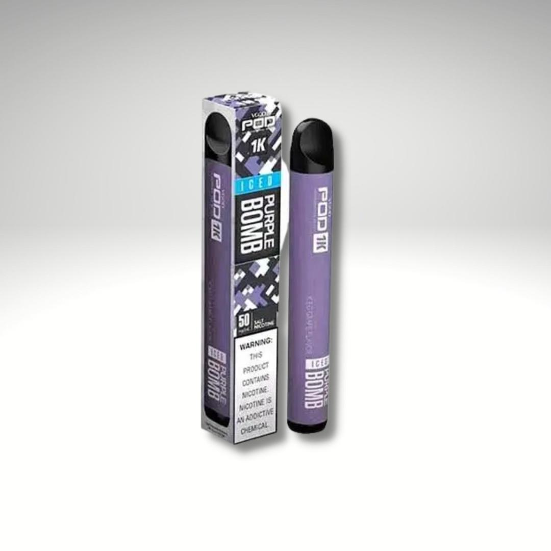 VGOD pod 1000 puffs - Iced Purple Bomb