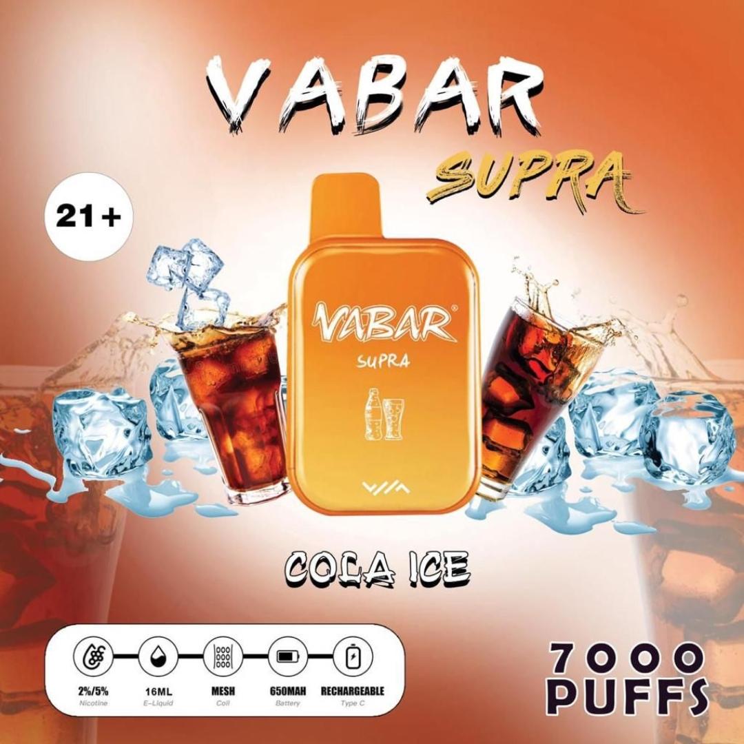 Vabar supra disposable vape 7000 - COLA ICE
