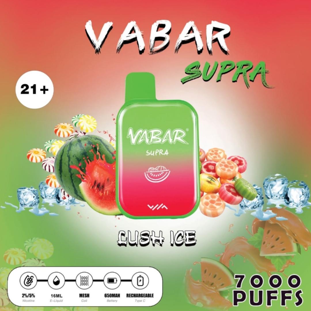 Vabar supra disposable vape 7000 - LUSH ICE