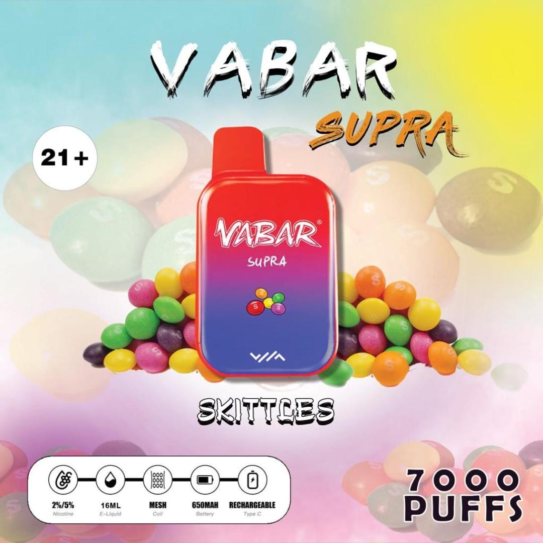 Vabar supra disposable vape 7000 - SKITTLES